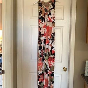 Razor back maxi dress